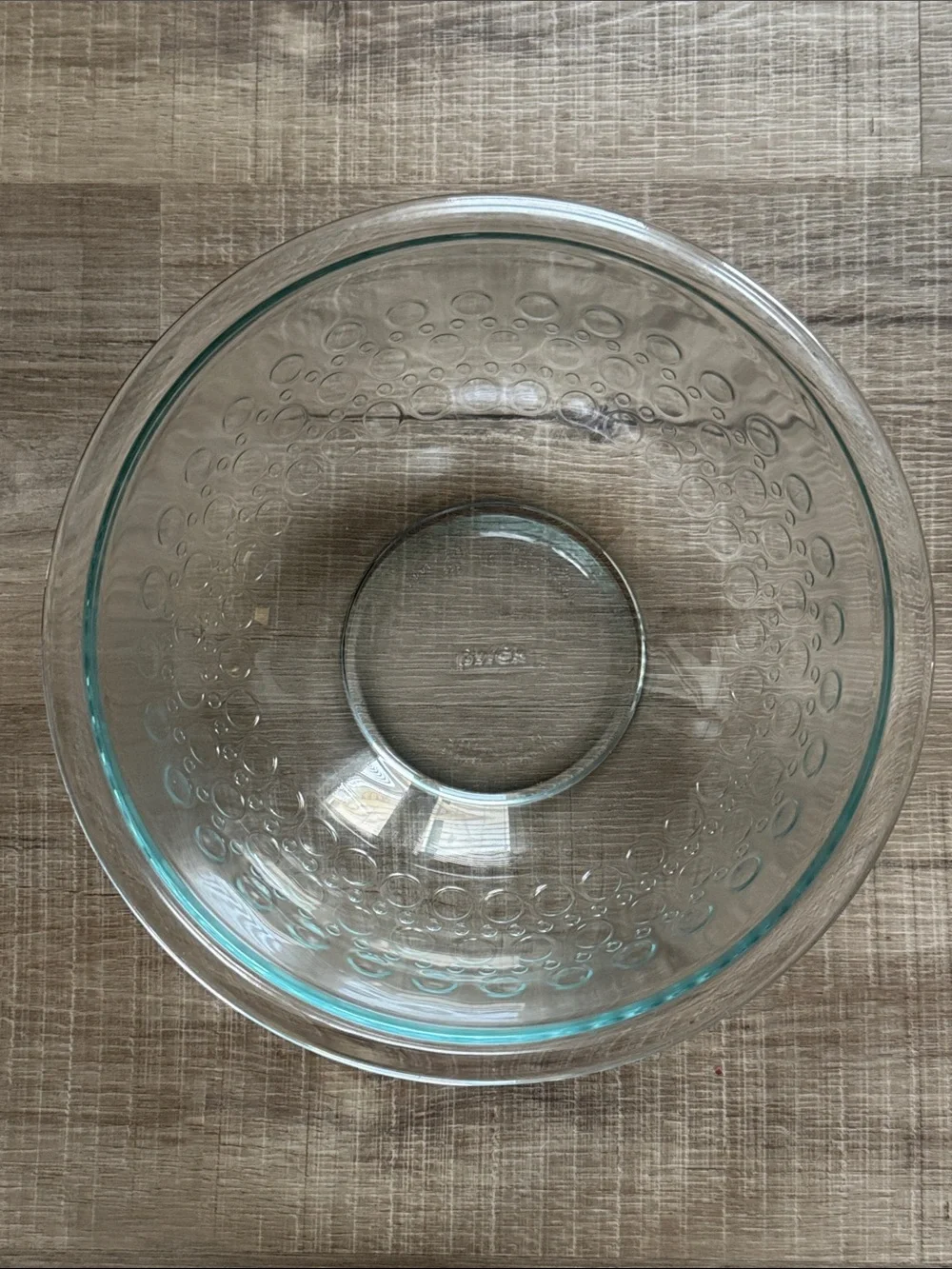 Vintage PYREX 325 Bubble Dot Test Pattern 2.5 Qt Mixing Bowl USA HTF